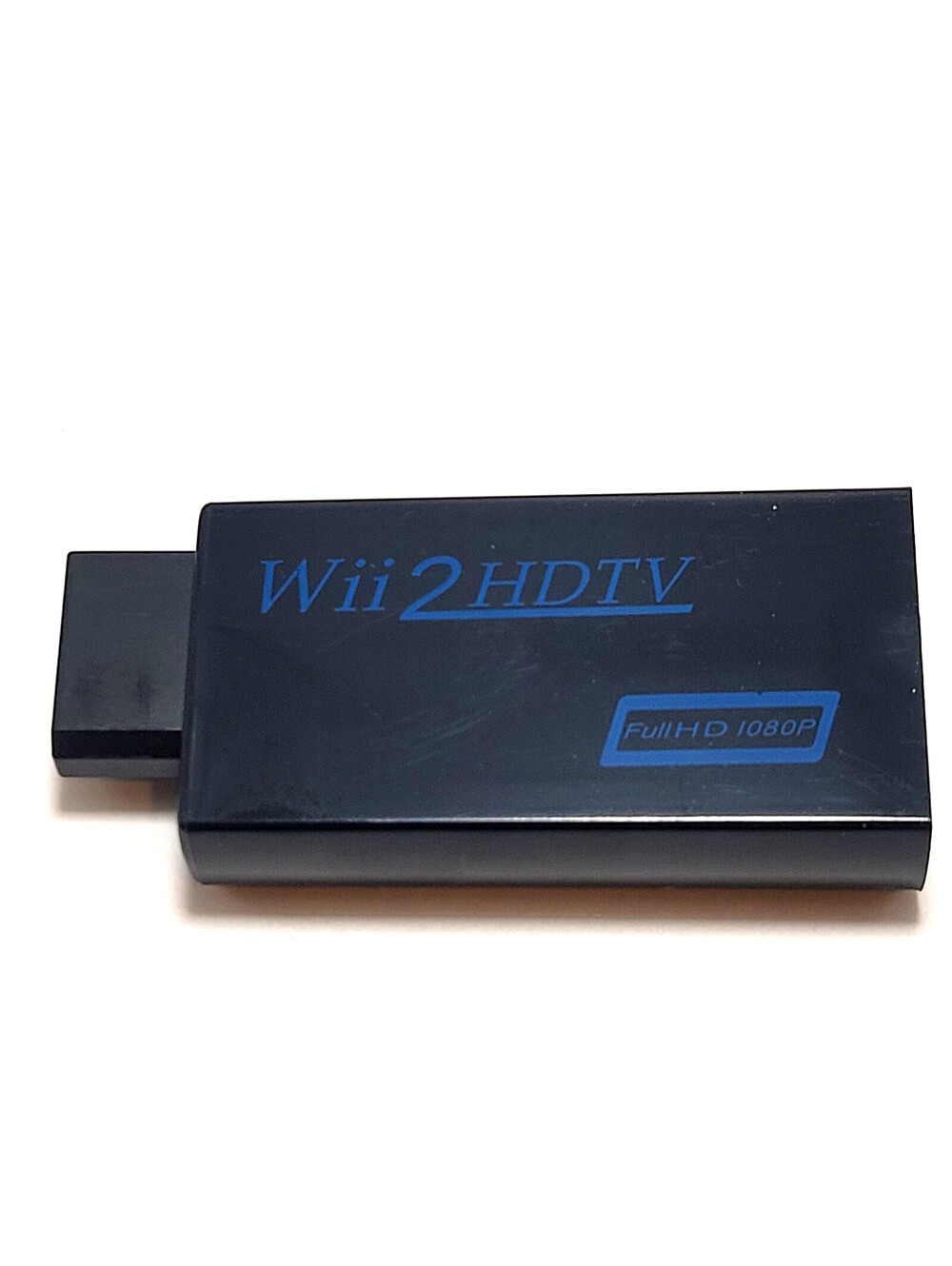Black Wii / Wii U to HDMI Converter Adapter 1080P HD Video Audio HDTV TV Monitor